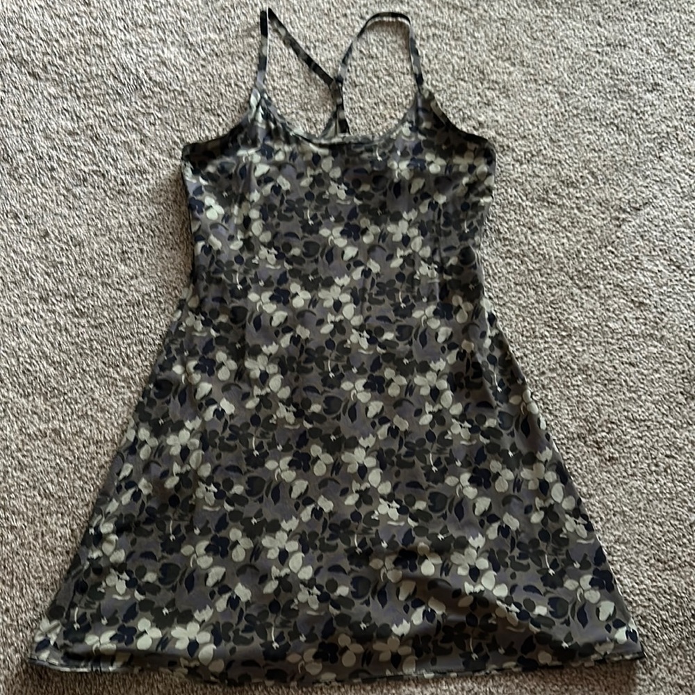 Outdoor voices exercise dress small green floral